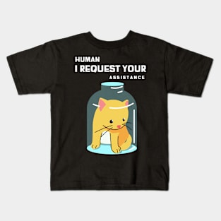 Cat assistance Kids T-Shirt